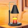 RAINBEAN Candle Warmer Lamp With Timer Adjustable Height Electric Candle Warmer Dimmable With 2 Bulbs Wax Melt Warmer