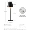 Cordless Table Lamp, Portable LED Desk Lamp, 5000mAh Battery Operated, 3 Color Stepless Dimming Up, For Restaurant Bedroom Bars Outdoor Party Camping