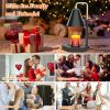 RAINBEAN Candle Warmer Lamp With Timer Adjustable Height Electric Candle Warmer Dimmable With 2 Bulbs Wax Melt Warmer