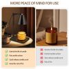 Candle Warmer Lamp With Timer, Electric Candle Warmer Adjustable Height Wax Warmer Compatible With Scented Candle For Vintage Home Room Decor House Wa