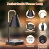 RAINBEAN Candle Warmer Lamp With Timer Adjustable Height Electric Candle Warmer Dimmable With 2 Bulbs Wax Melt Warmer