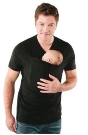 Leisure mother kangaroo multifunction vest (Option: Black-XXL-Men)