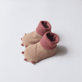 Warm baby socks (Option: Khaki-L)