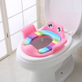 Baby Children Toilet Seat Toilet (Color: Pink)