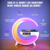 2024 New Wireless Speaker Charger, Ambient Light With Wireless Charging, Table Lamp, Bedside Lamp With Alarm Clock And Charging, Bedside Lamp For Bedr