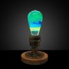 EP LIGHT Resin Wood Table Lamp, Ambient Night Lights, Birthday Gifts, Creative Lighting