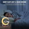 2024 New Wireless Speaker Charger, Ambient Light With Wireless Charging, Table Lamp, Bedside Lamp With Alarm Clock And Charging, Bedside Lamp For Bedr